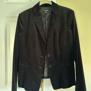 Ann Taylor Black Velvet Blazer